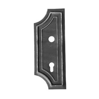 Schild für Schloss eines Stahlzauns