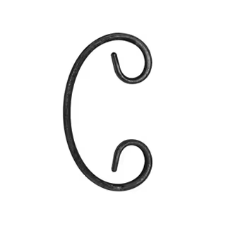 Spirale eines Stahlzauns