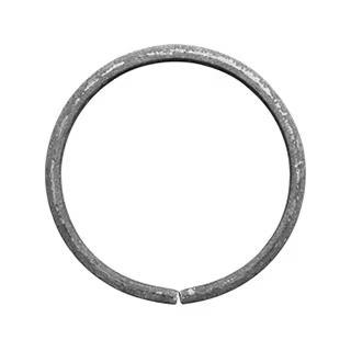 Spirale eines Stahlzauns