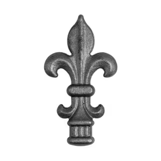 Spitze eines Stahlzauns